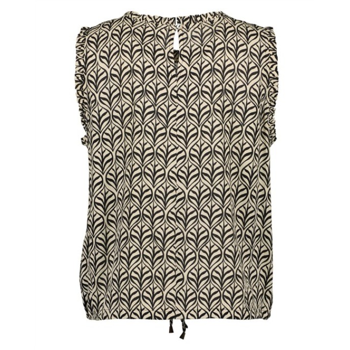 Blue Seven top zwart dessin 180299